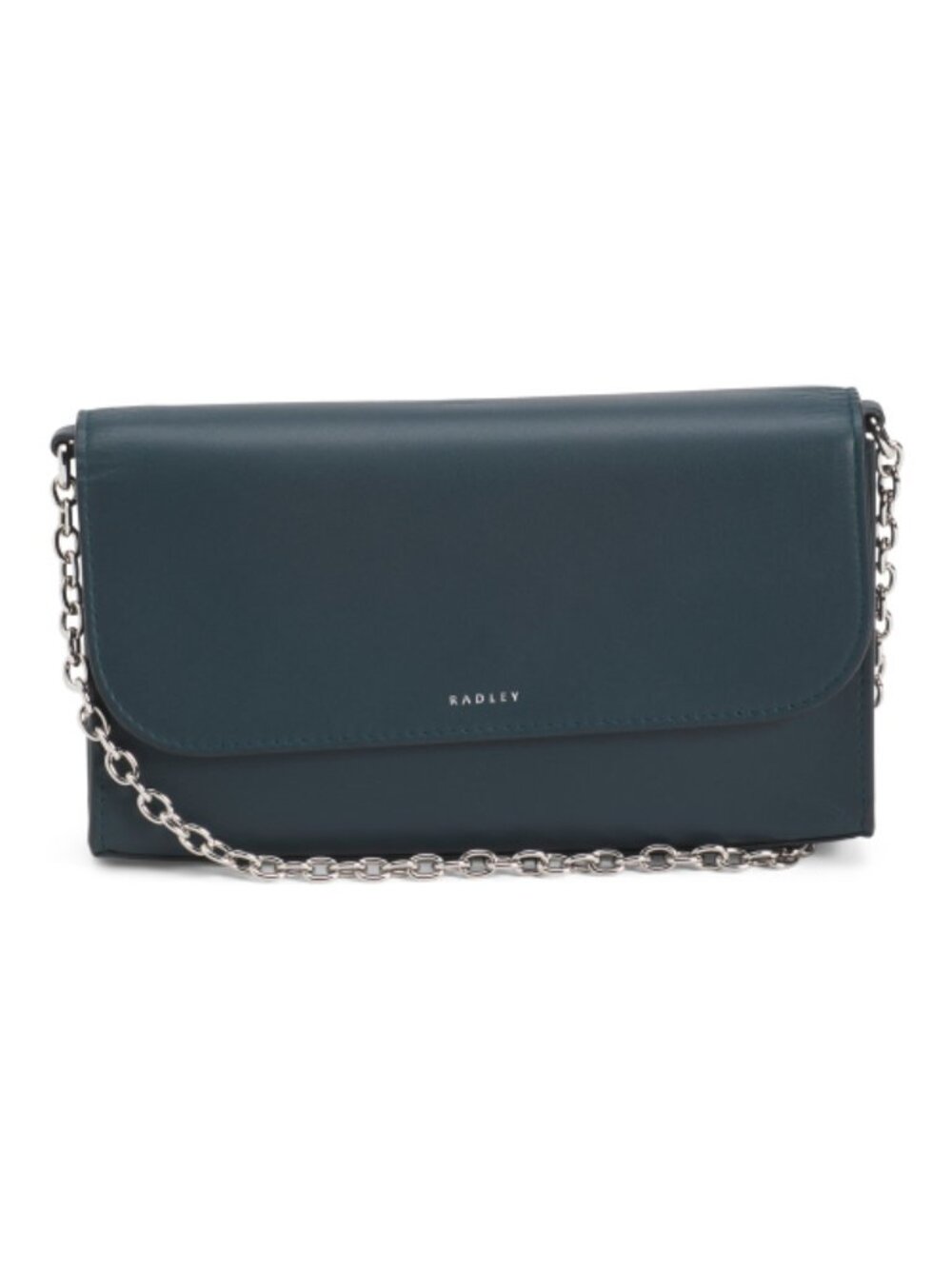 RADLEY LONDON Leather Rathbone Micro Flap Over Crossbody Bag With Chain Strap